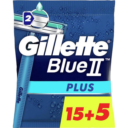 Gillette Blue Ii Plus Rasoirs Jetables Homme