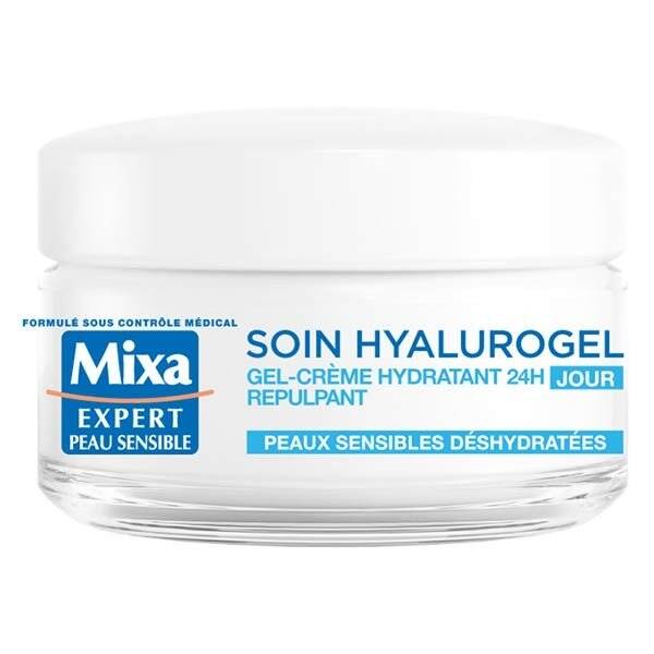 Mixa Soin Hyalurogel Gel-Crème Hydratant 24H Peaux Sensibles