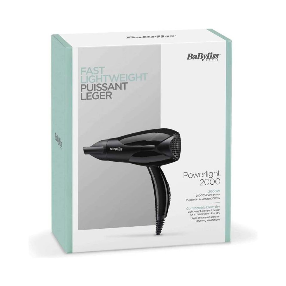 Babyliss Sèche-Cheveux Powerlight 2000 Design Léger