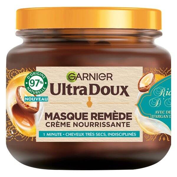 Garnier Ultra Doux Richesse D'Argan Masque Remède Crème Nutrition Richesse D'Argan