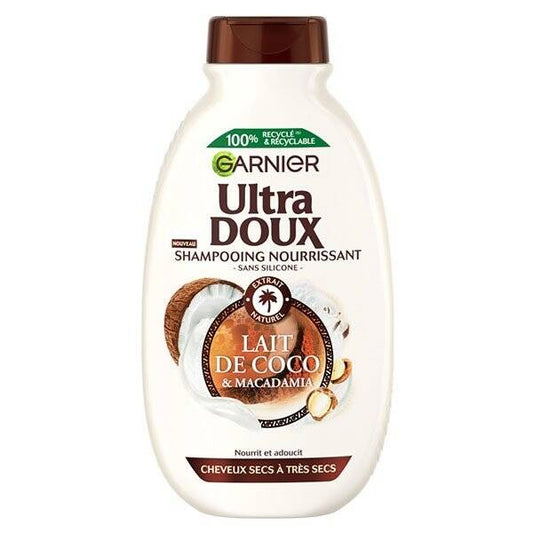 Garnier Ultra Doux Shampooing Assouplissant Lait De Coco