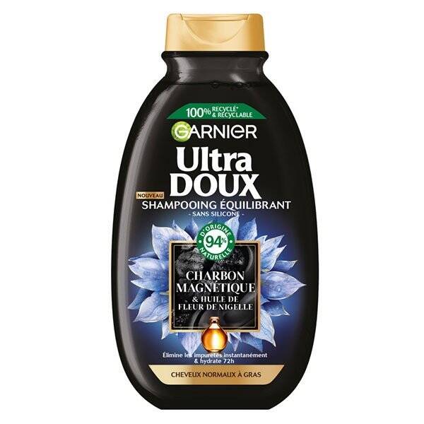 Garnier Ultra Doux Shampooing Equilibrant Charbon Magnétique