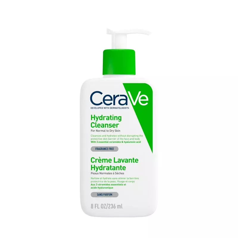 Cerave Crème Lavante Hydratante Visage Et Corps Pour Les Peaux Sèches À Très Sèches 236Ml