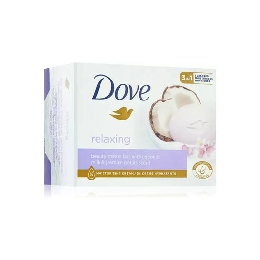 Dove Relaxing Savon Nettoyant Solide Coconut Milk & Jasmine Petals