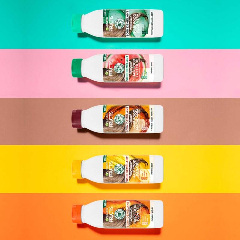 علاج فك تشابك الشعر بالموز من غارنييه فروكتيس