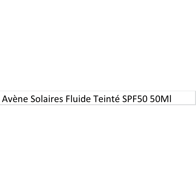 Avène Crème Solaire Fluide Teinté Spf50